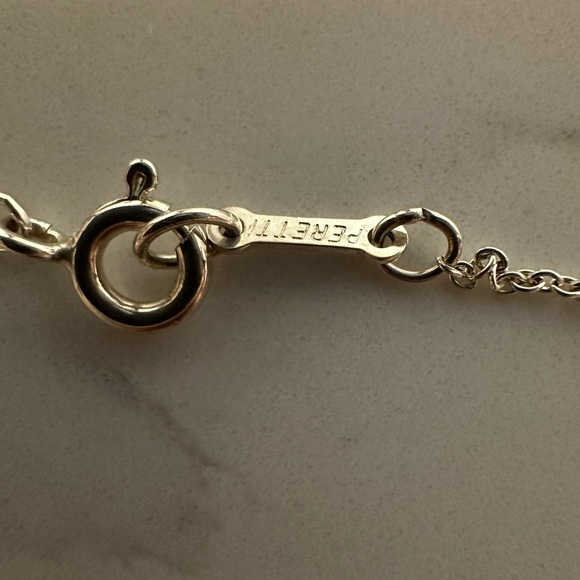 Tiffany & Co. 0.925 Sterling Silver Bear with Bow Necklace - Picture 5 of 6